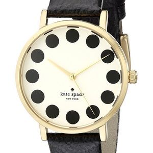 Kate Spade ♠️ Black Dot Metro Watch